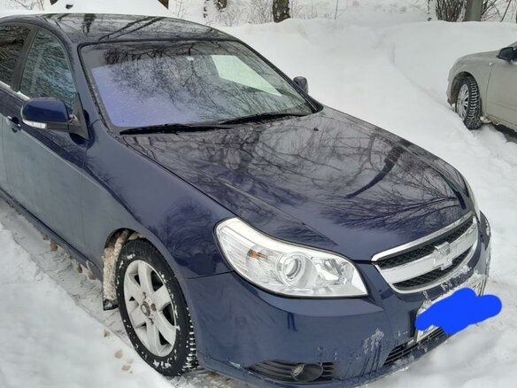 2007 Chevrolet Epica V250, синий, 690000 рублей - вид 9