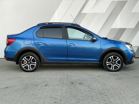 2020 Renault Logan Stepway II Рестайлинг, синий, 1158000 рублей - вид 3