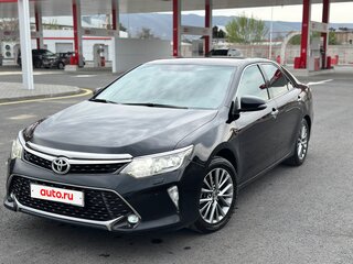2017 Toyota Camry VII (XV50) Рестайлинг 2, чёрный, 3250000 рублей, вид 1