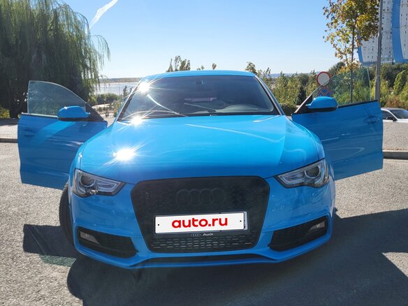2015 Audi A5 I (8T) Рестайлинг, голубой, 2800000 рублей - вид 1