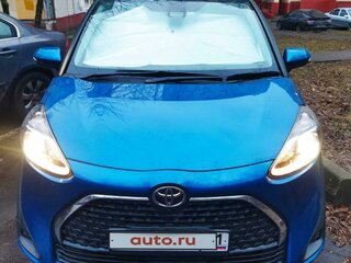 2019 Toyota Sienta II Рестайлинг, синий, 1650000 рублей, вид 2