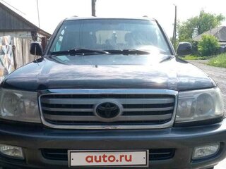2002 Toyota Land Cruiser 100 Series Рестайлинг 1, чёрный, 1650000 рублей, вид 1
