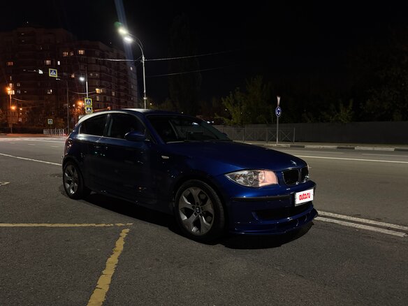 2008 BMW 1 серии 118i I (E81/E82/E87/E88) Рестайлинг, синий, 1200000 рублей - вид 6