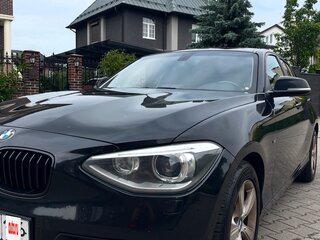 2014 BMW 1 серии 116i II (F20/F21), чёрный, 1350000 рублей, вид 2