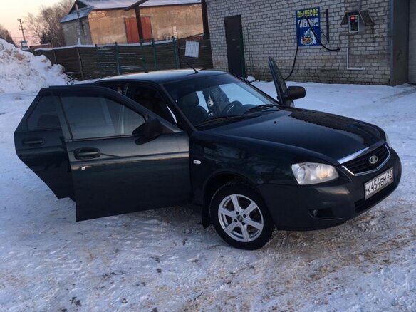 2013 Lada (ВАЗ) Priora I Рестайлинг, зелёный, 400000 рублей - вид 15