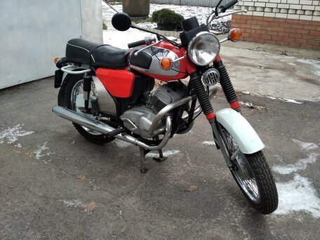 1977 Jawa 350/634, красный, 300000 рублей, вид 2