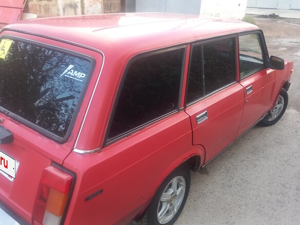 1998 Lada (ВАЗ) 2104 4-speed, красный, 125000 рублей - вид 5