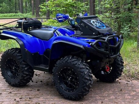 2015 Yamaha Grizzly 700, синий, 1520000 рублей, вид 3