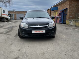 2014 Lada (ВАЗ) Granta I, чёрный, 630000 рублей, вид 4
