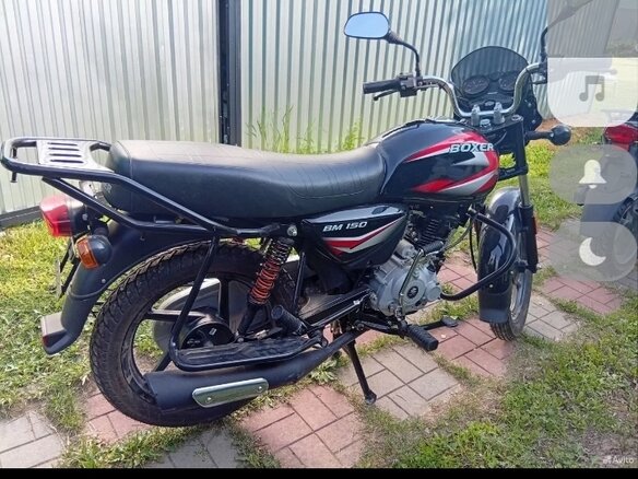 2022 Bajaj Boxer BM 150, чёрный, 120000 рублей