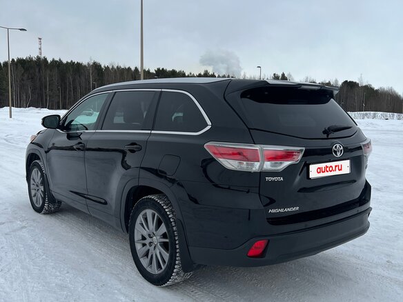 2013 Toyota Highlander III (XU50), чёрный, 3250000 рублей - вид 6