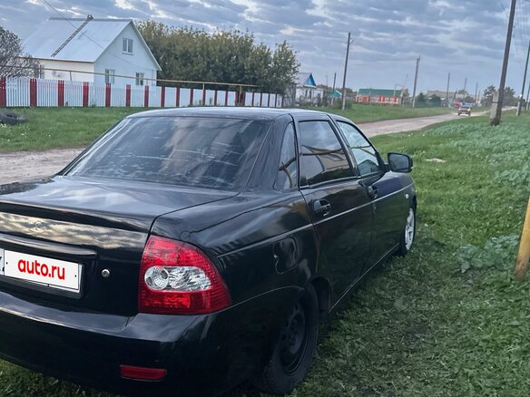 2007 Lada (ВАЗ) Priora I, чёрный, 90000 рублей - вид 1