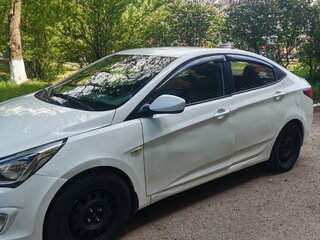 2016 Hyundai Solaris I Рестайлинг, белый, 650000 рублей, вид 3