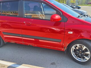 2006 Hyundai Getz I Рестайлинг, красный, 350000 рублей, вид 2