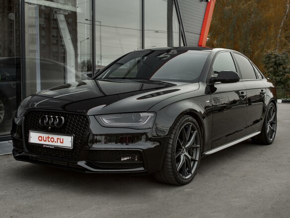 2014 Audi A4 IV (B8) Рестайлинг, чёрный