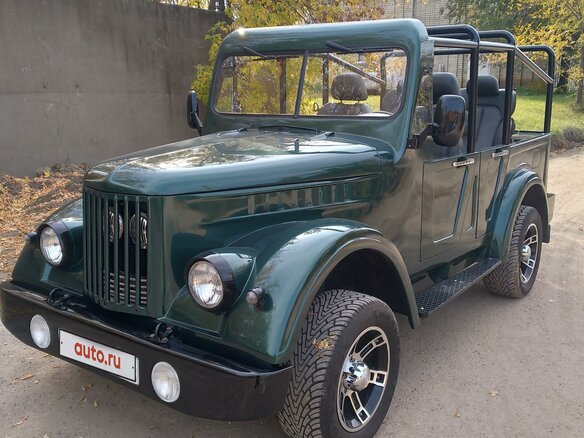 1967 ГАЗ 69 69А, зелёный - вид 1