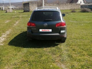 2005 Volkswagen Touareg I, зелёный, 750000 рублей, вид 3