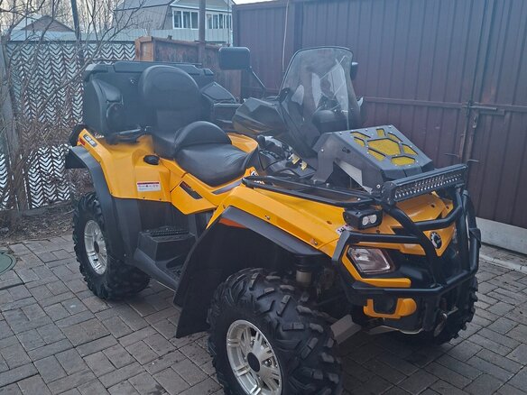 2011 BRP Can-Am Outlander MAX 650, жёлтый, 770000 рублей - вид 9
