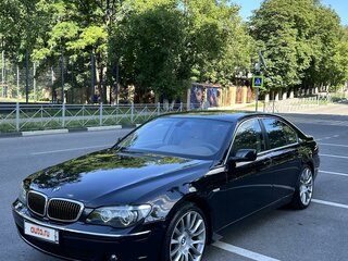 2007 BMW 7 серии 740i IV (E65/E66) Рестайлинг, чёрный, 2700000 рублей, вид 1