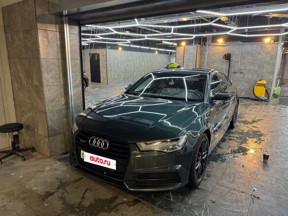2017 Audi A6 IV (C7) Рестайлинг, зелёный, 2600000 рублей - вид 1