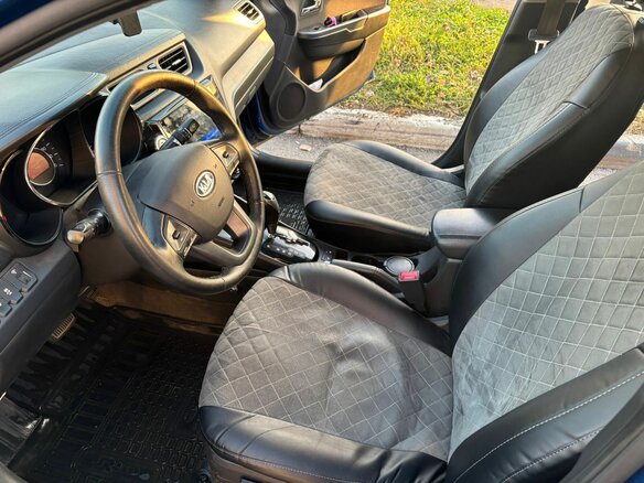 2011 Kia Rio 4-speed III, синий, 950000 рублей - вид 6
