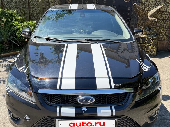 2008 Ford Focus II Рестайлинг, чёрный, 499000 рублей - вид 1