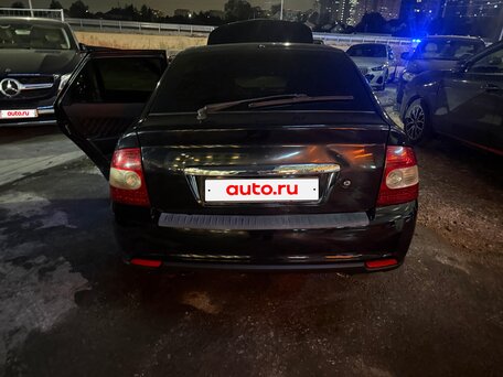2010 Lada (ВАЗ) Priora I, чёрный, 200000 рублей, вид 2