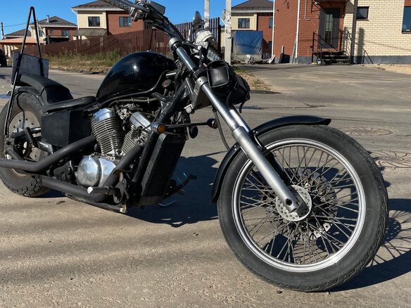 1996 Honda Steed 400, чёрный, 200000 рублей - вид 11