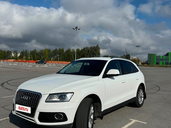 2014 Audi Q5 I (8R) Рестайлинг, белый, 2200000 рублей