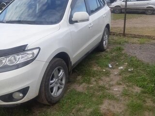 2010 Hyundai Santa Fe II Рестайлинг, белый, 1200000 рублей, вид 3