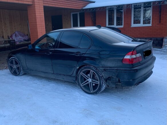 2003 BMW 3 серии 320i IV (E46) Рестайлинг, чёрный, 700000 рублей - вид 1