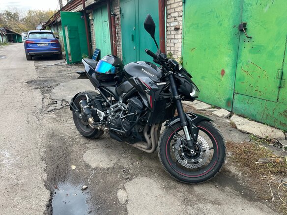 2018 Kawasaki Z 900, чёрный, 830000 рублей