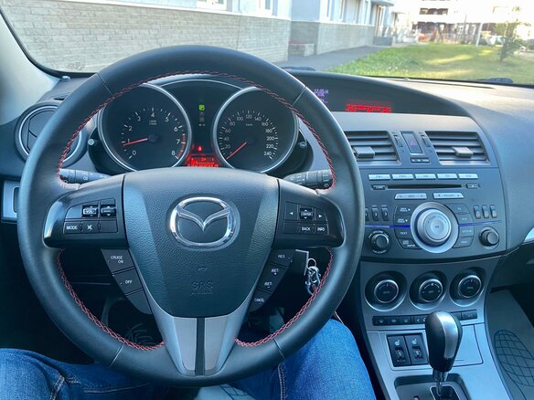 2009 Mazda 3 II (BL), красный - вид 15