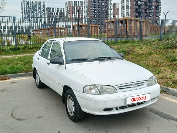 1997 Kia Avella, белый, 98000 рублей - вид 1