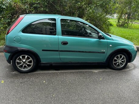 2002 Opel Corsa C, зелёный, 145000 рублей, вид 3