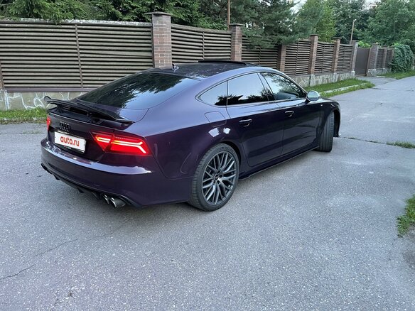 2016 Audi S7 I (4G) Рестайлинг, фиолетовый - вид 5