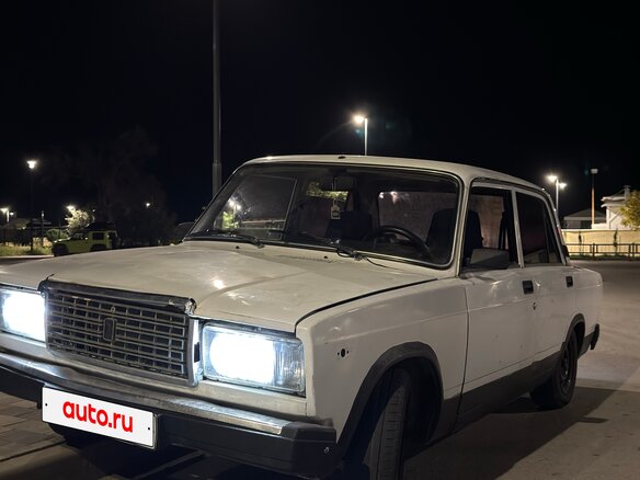 2008 Lada (ВАЗ) 2107, белый, 85000 рублей