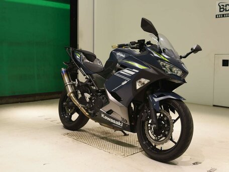 2021 Kawasaki Ninja 400, синий, 695000 рублей, вид 3