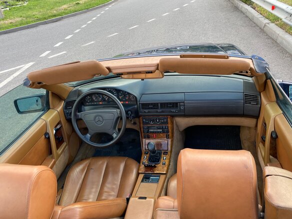 1992 Mercedes-Benz SL-Класс 300 IV (R129), синий, 1599000 рублей - вид 14