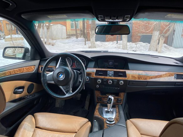 2007 BMW 5 серии 535i V (E60/E61) Рестайлинг, синий, 820000 рублей - вид 15