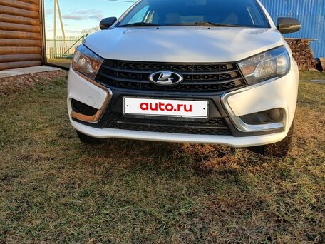 2019 Lada (ВАЗ) Vesta I, белый, 740000 рублей, вид 2