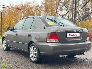 2002 Hyundai Accent II, серый, 330000 рублей, вид 5