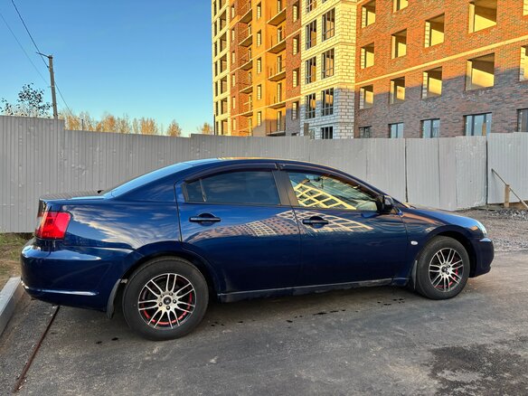 2008 Mitsubishi Galant IX Рестайлинг 2, синий, 450000 рублей - вид 2