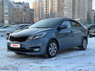 2015 Kia Rio III Рестайлинг, голубой, 1079000 рублей, вид 2