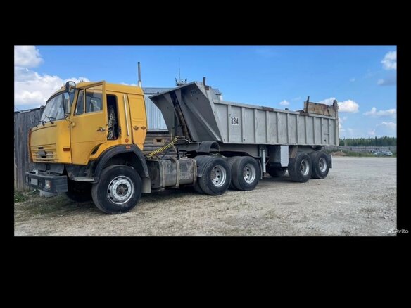 1993 КамАЗ 43085 Компас-5, жёлтый, 650000 рублей - вид 2