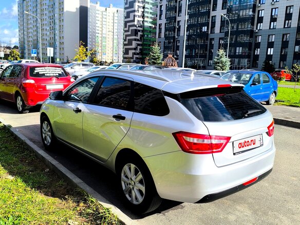 2021 Lada (ВАЗ) Vesta SW I, серый, 975000 рублей - вид 9