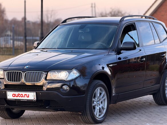 2008 BMW X3 25i I (E83) Рестайлинг, чёрный, 950000 рублей - вид 2