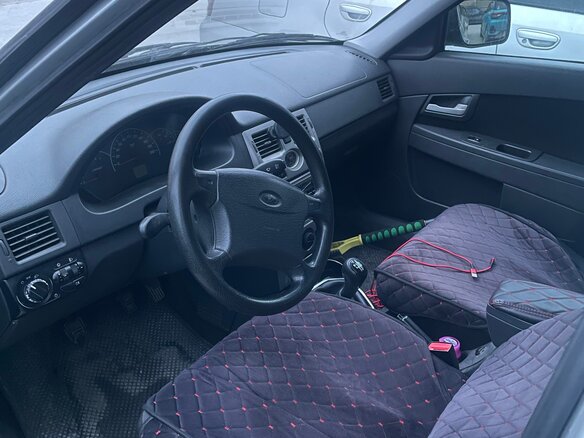 2012 Lada (ВАЗ) Priora I, серебристый, 350000 рублей - вид 10
