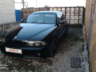 2002 BMW 5 серии 520i IV (E39) Рестайлинг, чёрный, 950000 рублей, вид 2
