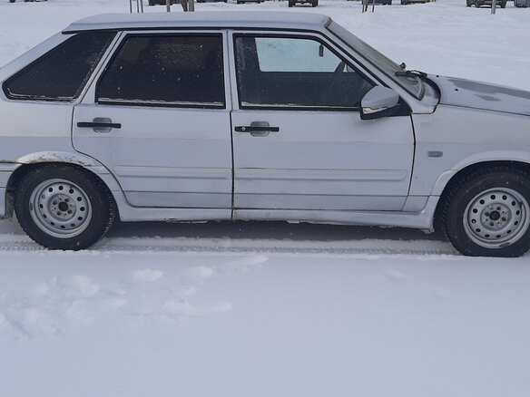 2008 Lada (ВАЗ) 2114, серебристый, 140000 рублей - вид 4